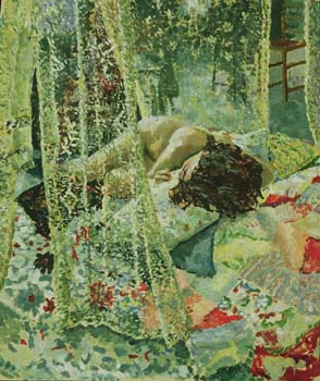 sleeping nude